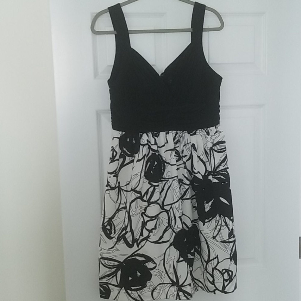 Black and white sundress